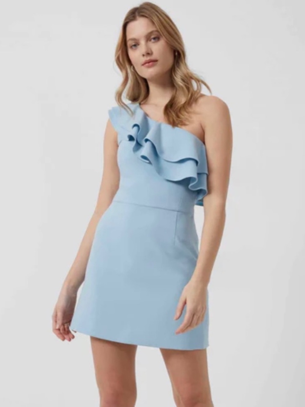 French Connection French Whisper
Asymmetric Ruffle Dress